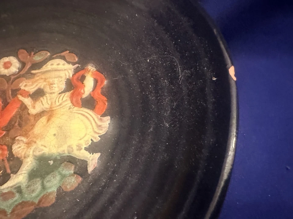 seltene alte Keramik Schale SOMAG Meissen Heinrich Thein (1888-1969 ) - Image 3 of 4