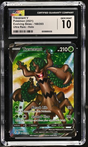 Trevenant V graded CGC 10 for sale on eBay