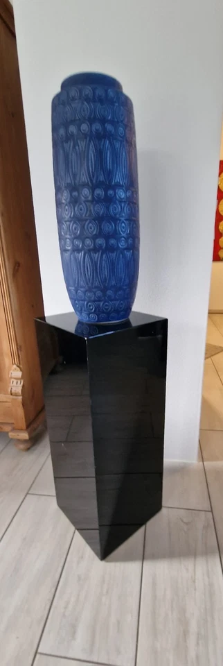 VASE VON SCHEURICH MODELL 264-52 SERIE HELLAS 60er Jahre Vintage BLAU MATT - Bild 4 von 4