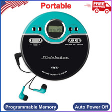 Studebaker Retro Portable CD Player CD-R/RW MP3 Playback Programmable Personal