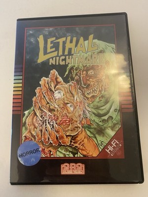 SRS HOME VIDEO POLONIA BROTHERS LETHAL NIGHTMARE HORROR MOVIE DVD 1991