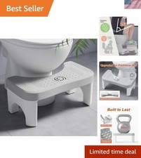 Squatting Toilet Stool for Adults, 7 Inch Poop Stool Squat Adult, Non-Slip Po...