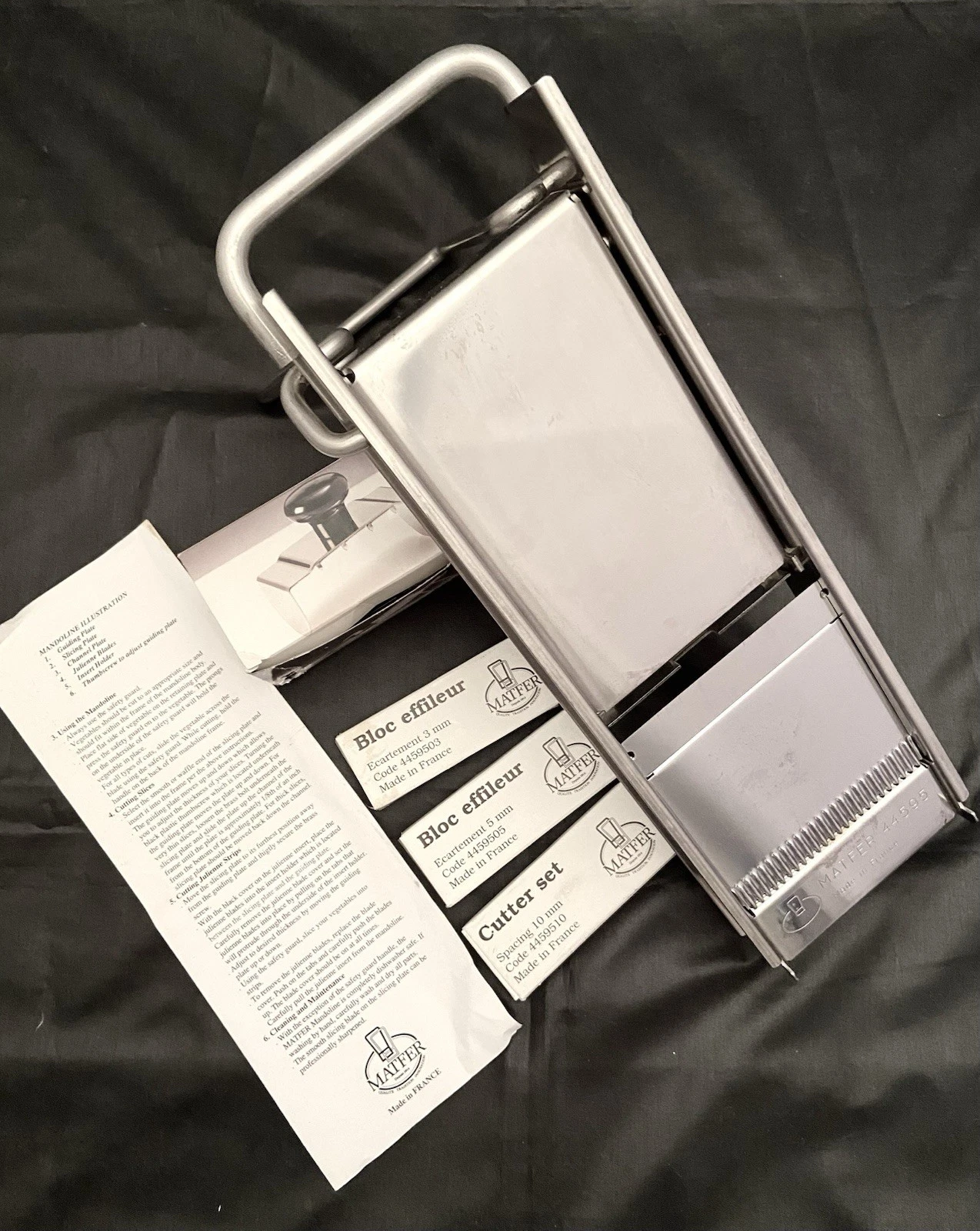 Matfer 44595 Never Used Professional Mandoline 18/10 Stainless Steel France
Opens in a new window or