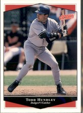 TODD HUNDLEY #197 1999 Victory Los Angeles Dodgers NM