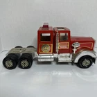 Vintage 1980s Tonka No 1 Fire Truck Hook and Ladder Pressed Steel Semi ONLY