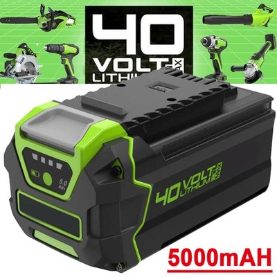 5.0Ah For Greenworks G-MAX Lithium Battery 29472 29462 29252 20202 40 Volt NEW