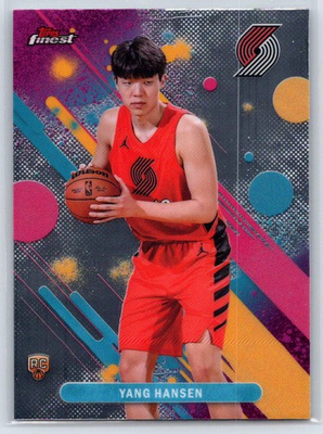 #ad 2025 26 Finest Yang Hansen #16 RC Portland Trail Blazers $2.69