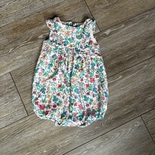 Ralph Lauren polo baby girls pink floral bubble romper