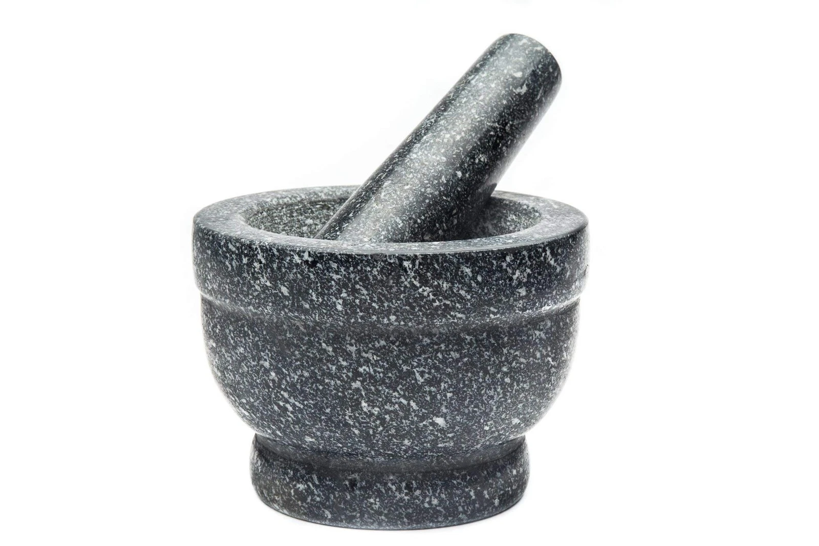 Granite Mortar and Pestle, 5.5 x 6 x 6 inches, Black
Opens in a new window or tab