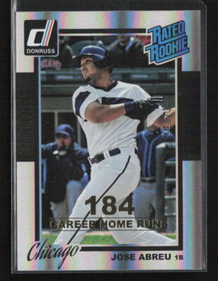 2014 Donruss #234 Jose Abreu Stat Line Career #/184