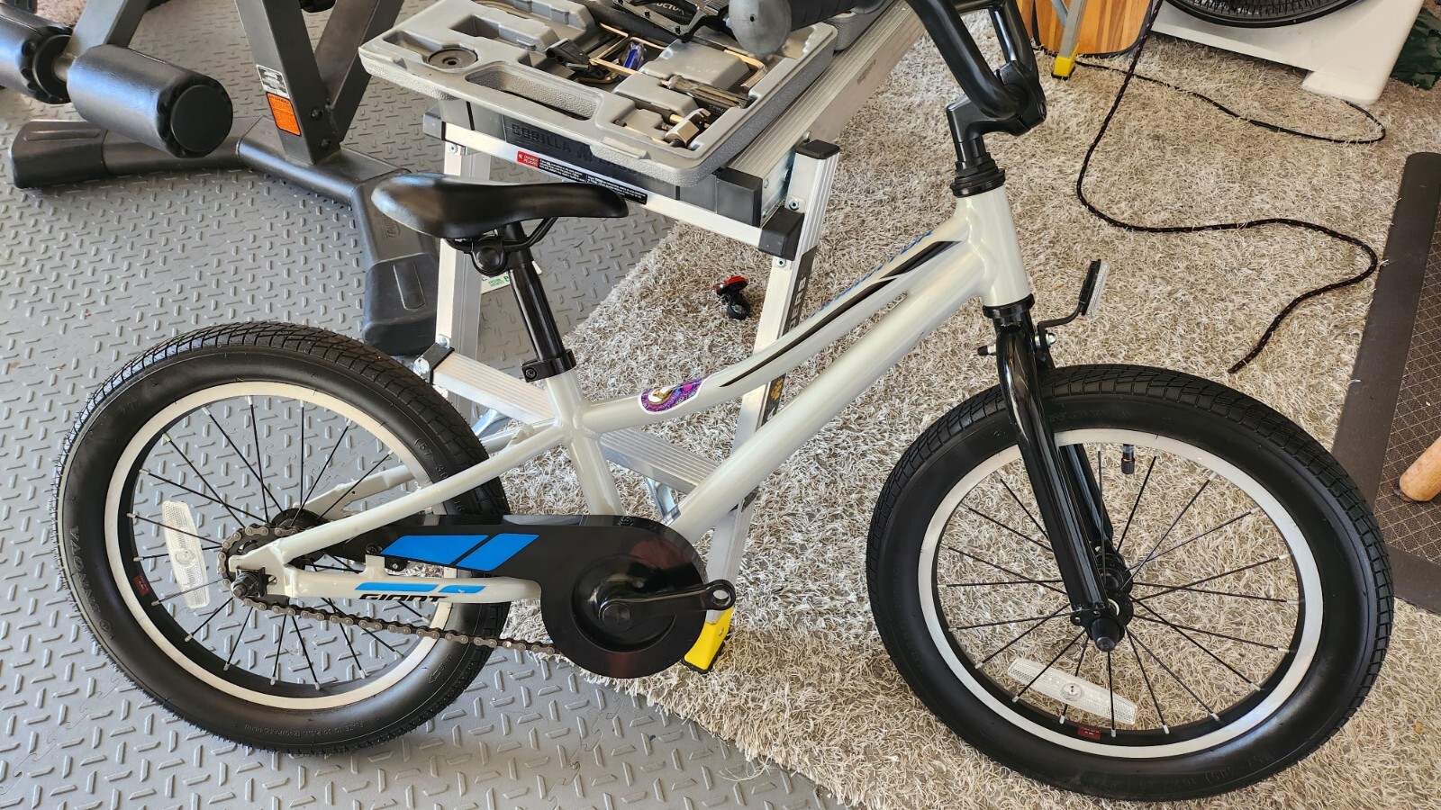 2021 Giant Animator 16" Boys/Girls Bicycle Gray or Blue Excellent Condition