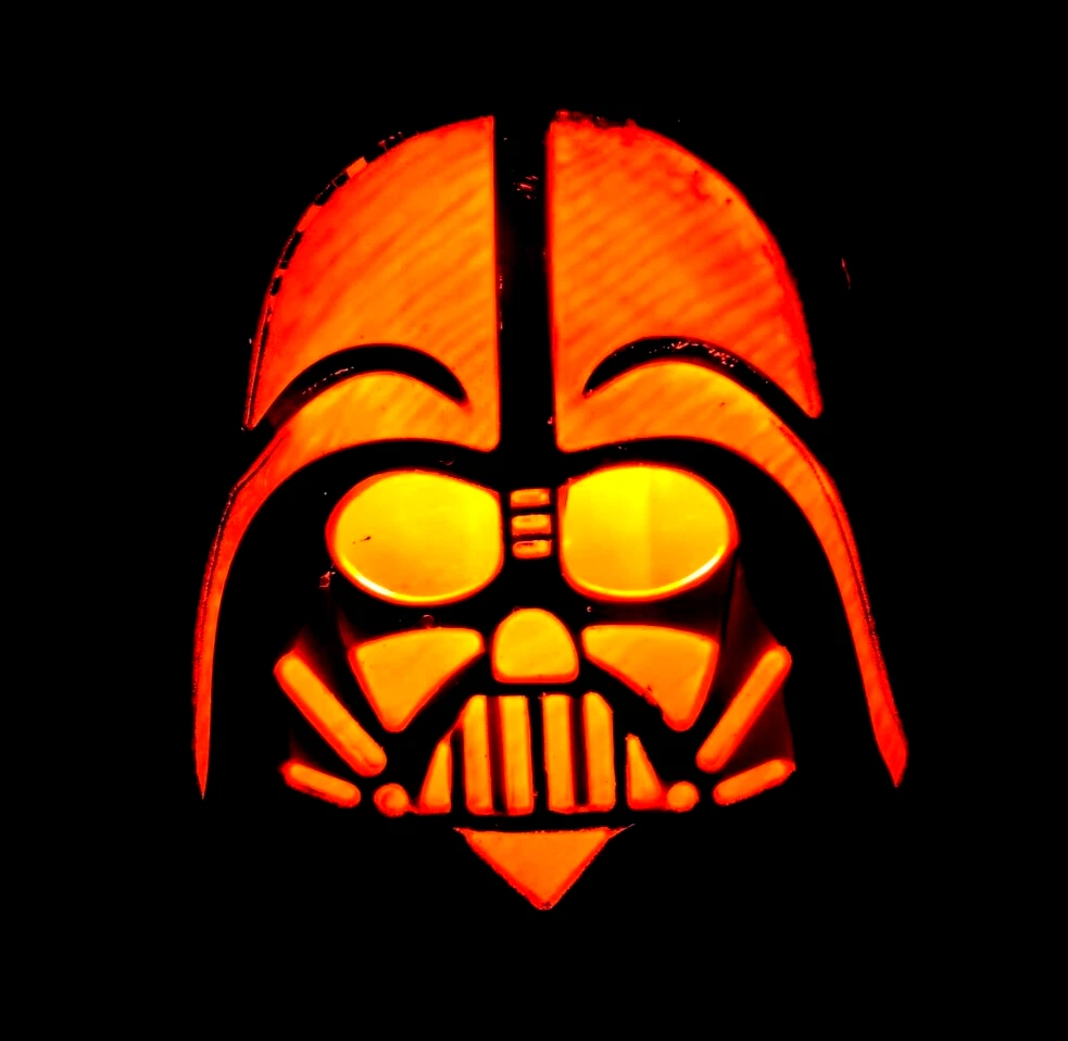 Darth Vader Pumpkin Stencils