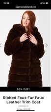 James Lakeland Original Fur Luxury Coat Size M 12-14