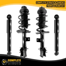 2012-2017 Fiat 500 Front Complete Strut Assemblies & Rear Gas Shock Absorbers