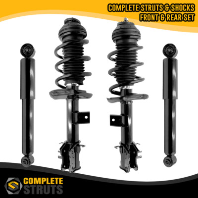 #ad #ad 2012 2017 Fiat 500 Front Complete Strut Assemblies amp; Rear Gas Shock Absorbers $148.04