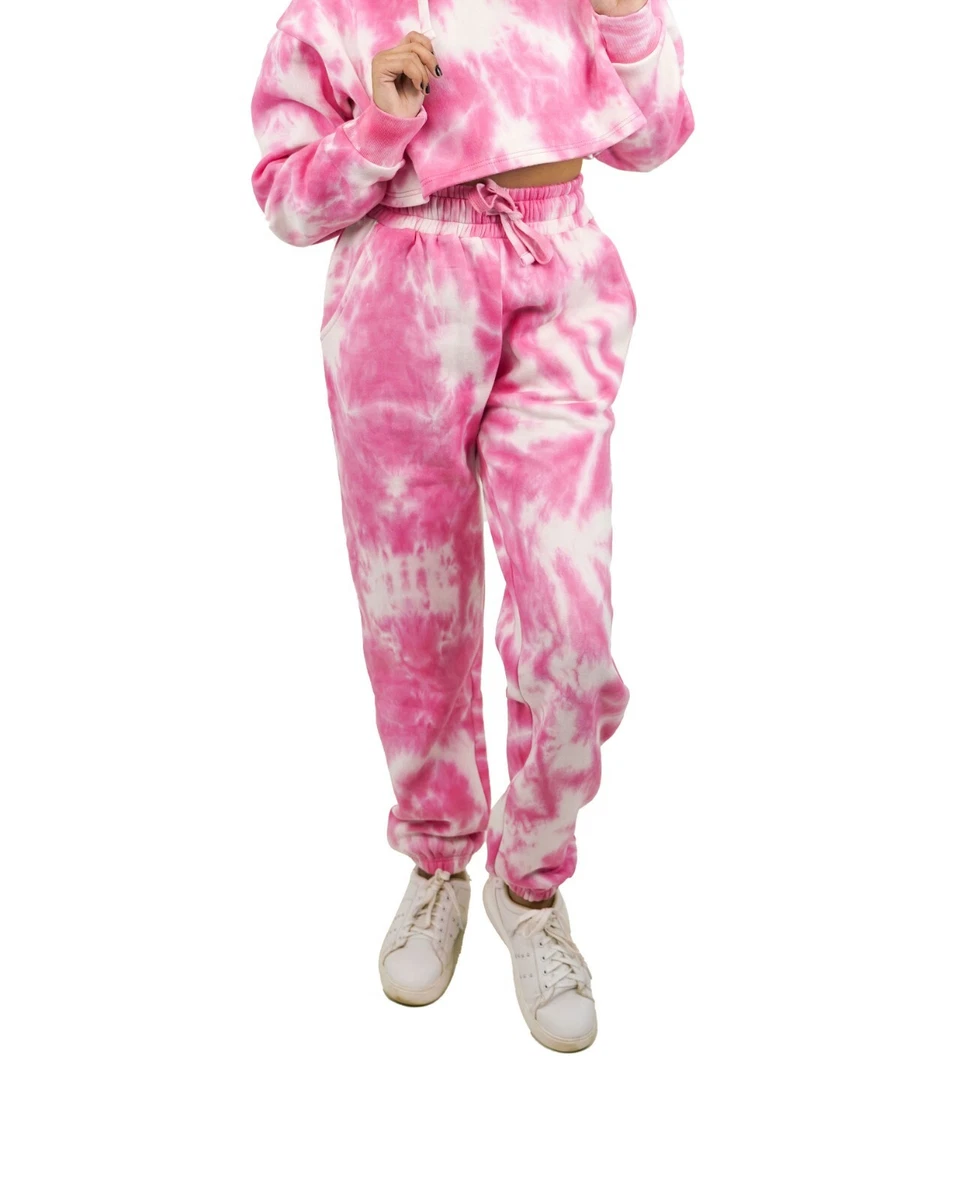 New Kids Girls Tie dye Warm Fleece Trouser Sweat Pants Jogger