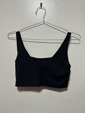Lululemon Size S/M Bend This Scoop and Square Bra Light Support, A-C Cups Black