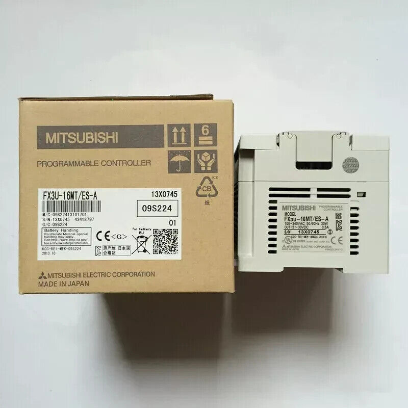 FX3U-16MT/ES-A NEW MITSUBISHI PLC PROGRAMMABLE CONTERLLER