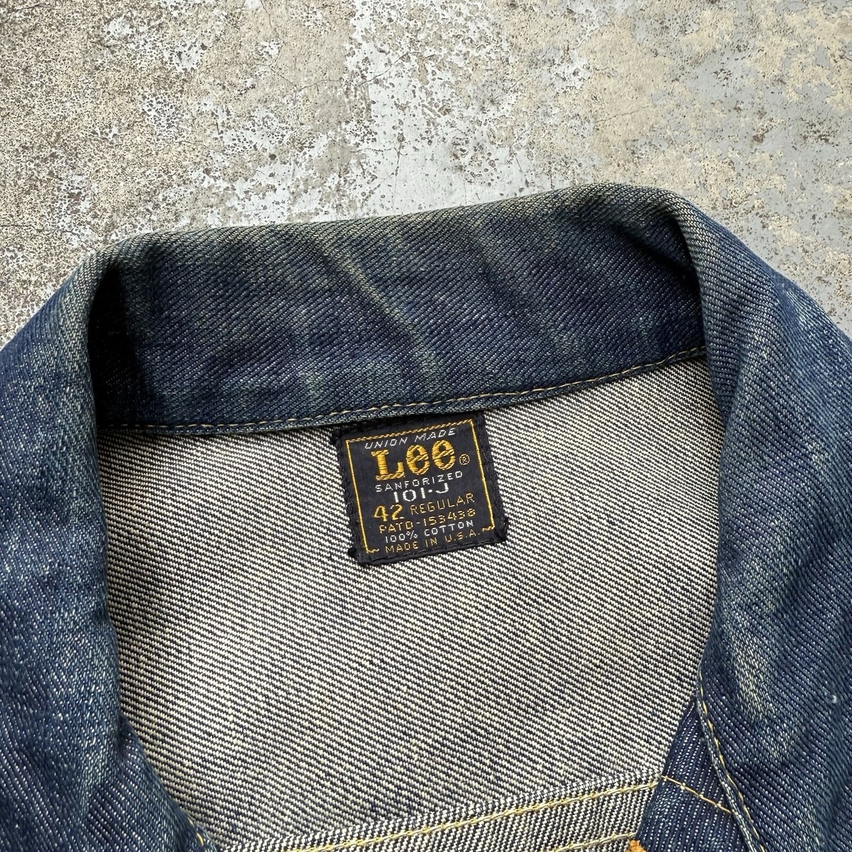Vintage 1960s Lee Riders Sanforized 101-J Denim Jacket Vintage 1960s Lee Riders Sanforized 101-J Denim Jacket