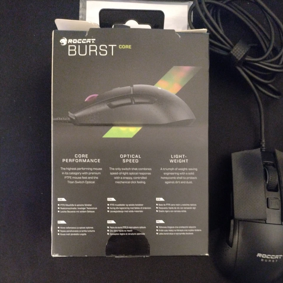 Roccat Burst Core + grip tape - Image 3 of 4