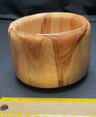 Rustic Hand-Shaped Aspen Wood Bowl George Fredric Campbell 2013