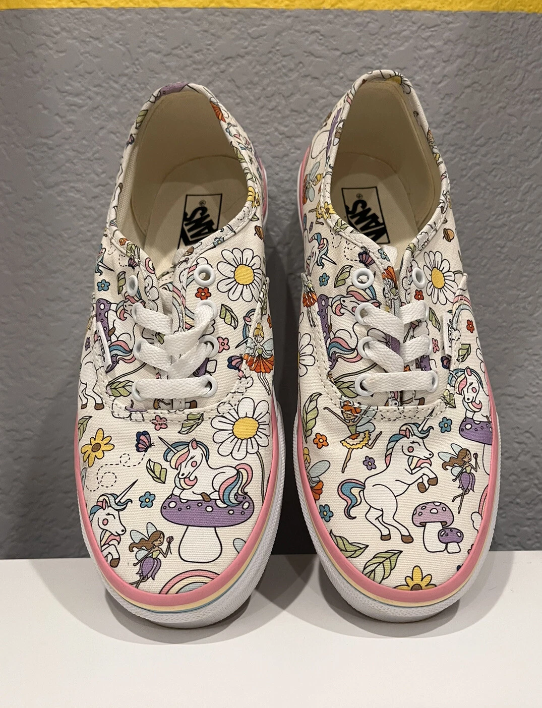 Vans Fairy Tale Sneakers Unicorno Arcobaleno Bambini Taglia 5 5 Scarpe da Fiaba