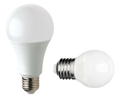 Ampoule LED Sphère 5W (équivalent 50W) - Culot E27, Lumière Froide, Neuve