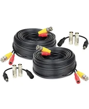 2 X 60Ft Video&Power Cable for Night Owl HD CCTV Security Camera Wire Cord