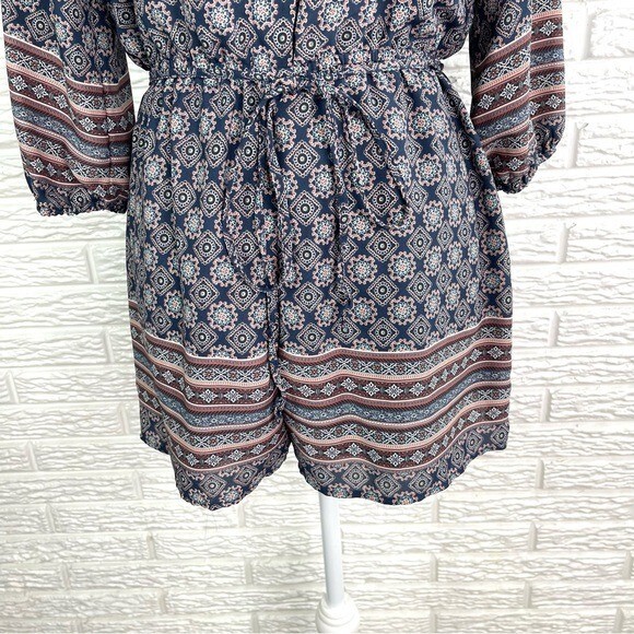 Miami Boho Patterned Romper Size Extra Small - image 4