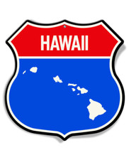 State of Hawaii Interstate - Shield Shape - Aluminum Sign - Made in USA