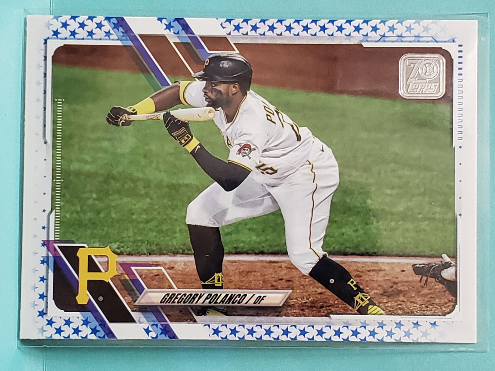Gregory Polanco # 412  2021 Topps Blue Stars SP /299