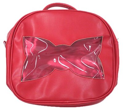 Chara-Ani Detective Conan Conan ver. Bow-tie Style 3way backpack Red w/Badge NEW