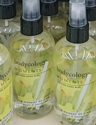 Bodycology body mist Ginger Lemongrass Moment of Zing   8 oz  Spray for Women 