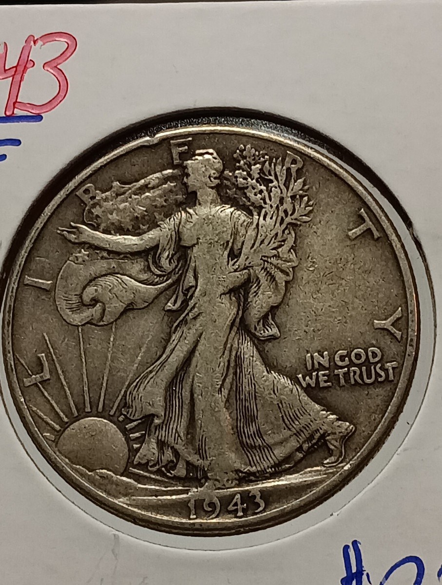 コレクション 1943 Walking Liberty Half Dollar MS62 MS 62 Graded