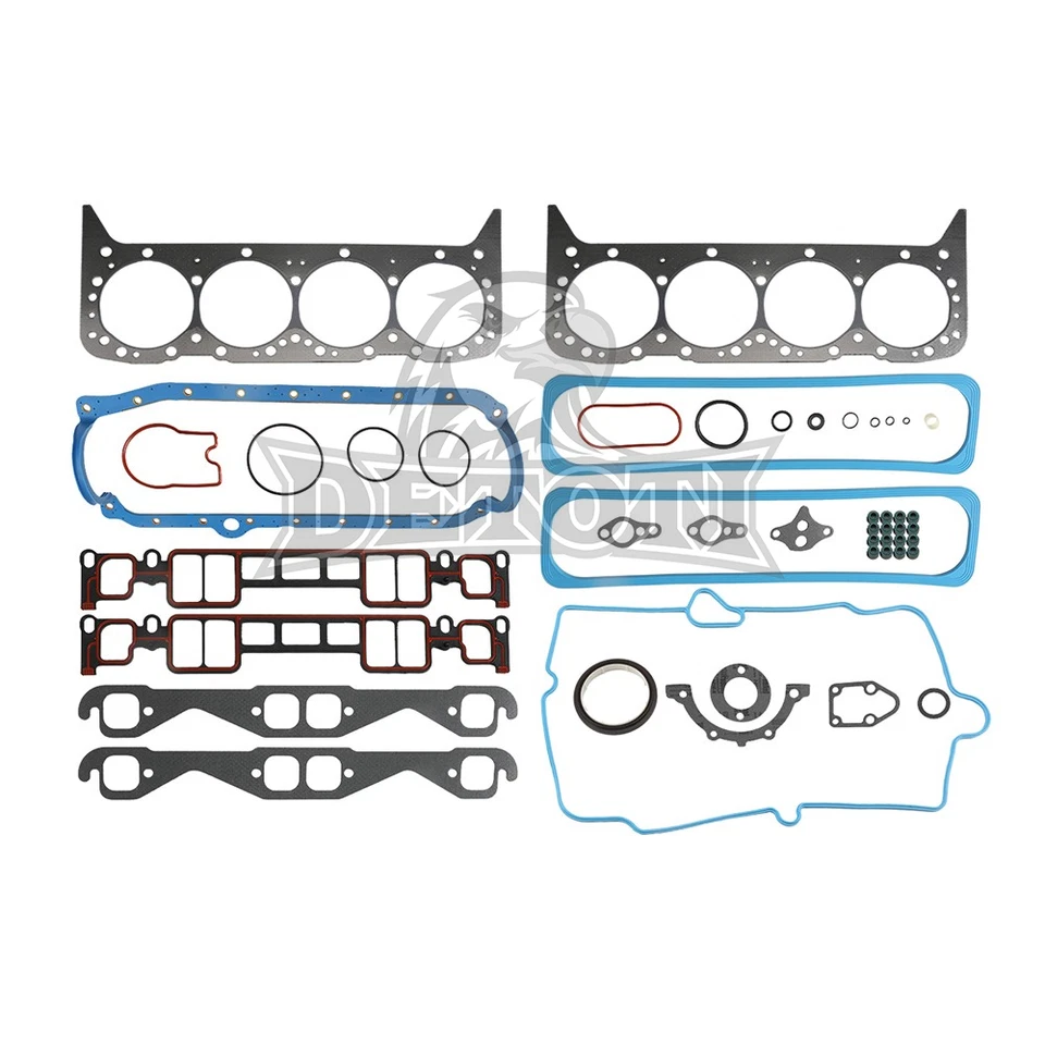 Full Gasket Set Fit Chevrolet V8 5.7L VIN R OHV New - Image 3 of 4