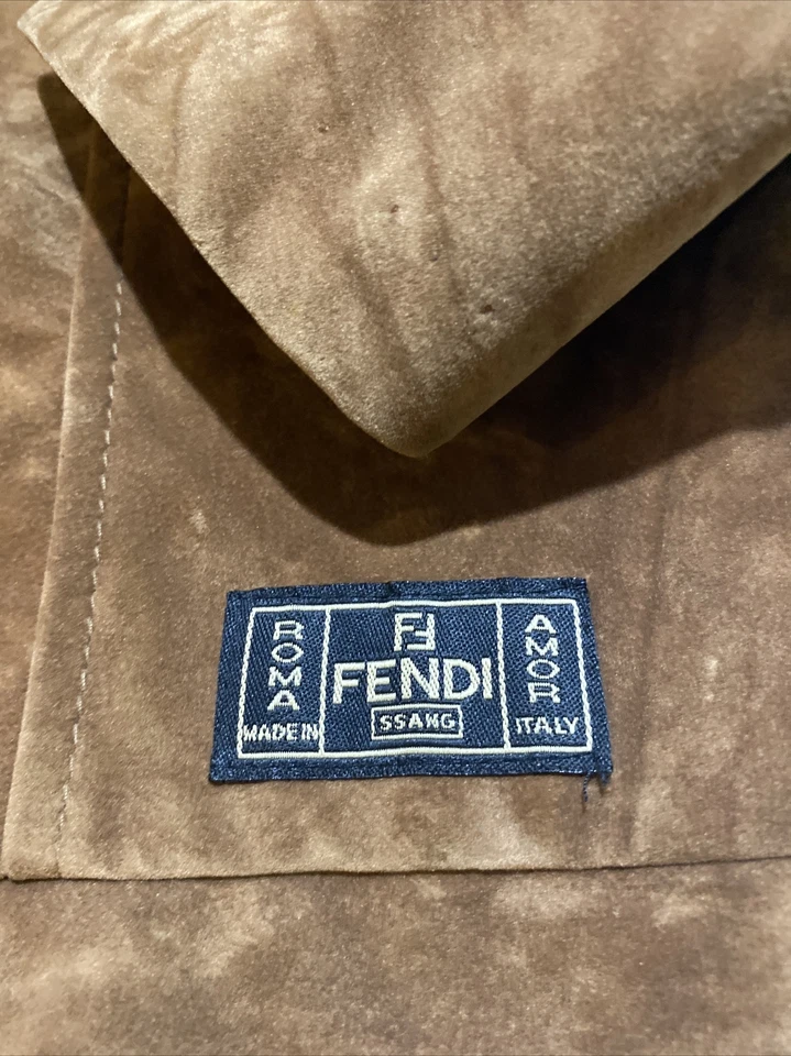 FENDI ROMA AMOR WOMENS Light Suede Microsuede Jacket - Image 3 of 4