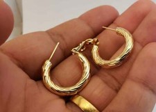 14k gold dipped hoop earrings 50 discount deal
