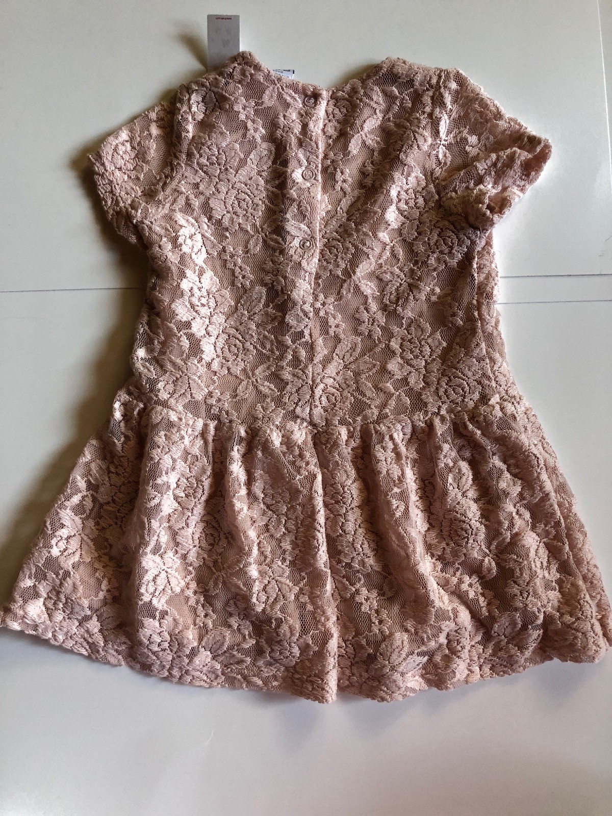 Baby Girls Clothes 1218 Months Old Pink Lace Dress eBay