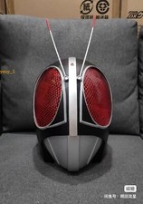 1:1 Masked Rider Black RX Wearable Helmet Resin Painted lightup Mask Figure Prop