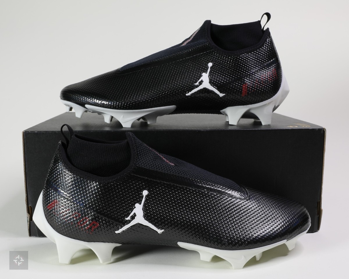 S 14 Nike Jordan Vapor Edge Pro 360 Oklahoma OU Player Exclusive Cleats No Lid Nike Jordan Vapor Edge Pro 360 Oklahoma Football Cleats  main image 3