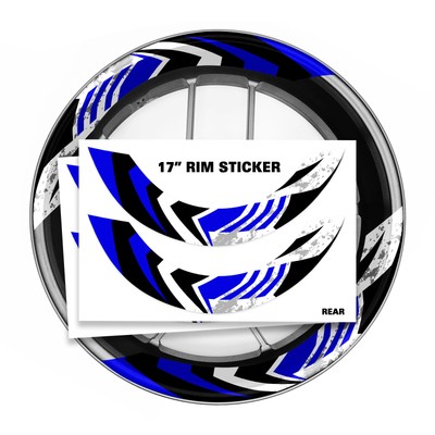 S16W Inner Wheel Rim Sticker Decals 17 Inch For ZX10R Ninja ZX1000 19 20 21 22