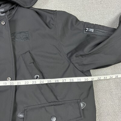 Coach Short Parka Puffer Jacket Mens 2XL CE337 Winter Coat Fleece