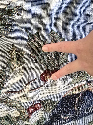 Christmas Cardinal Winter  Woven Tapestry Throw Blanket Mohawk