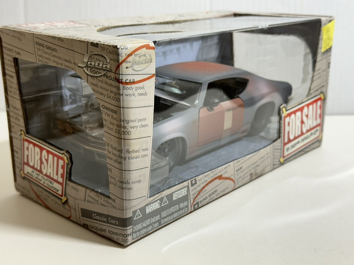 JADA FOR SALE 1969 CHEVY CHEVELLE SS 1:24 DIECAST MODEL CAR NEW IN