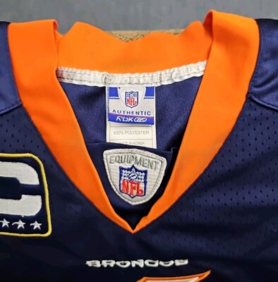 NFL Reebok Authentic Stitched Broncos #6 Jay Cutler Captains