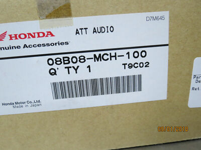 HONDA DIGITAL AUDIO ATTACHMENT KIT 08B08-MCH-100 VTX1800