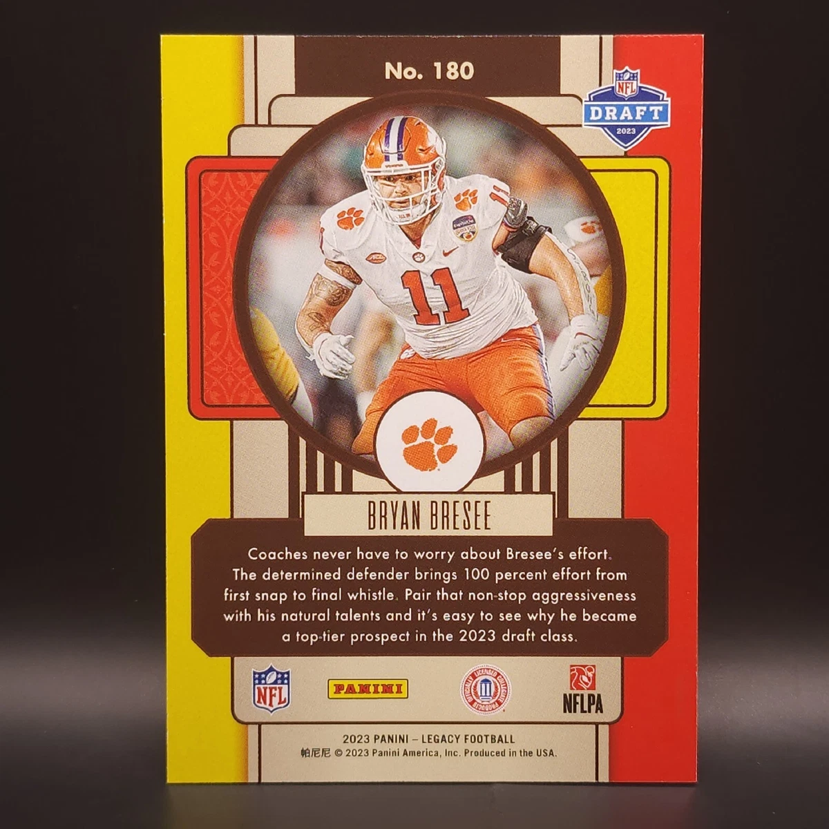 Bryan Bresee RC - Orange /199 - 2023 Panini Legacy Football #180