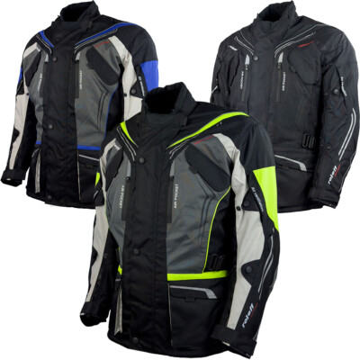 Roleff lange Touren Motorradjacke - Klimamembrane, Belüftung und Protektoren
