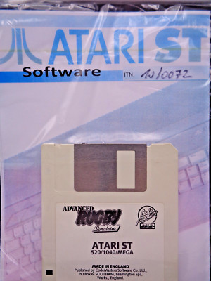 ATARI ST -- ADVANCED RUGBY SIMULATOR (CODE MASTERS)