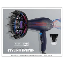 Conair 1875 Watt Texture Styling Hair Dryer for Natural Curls and Waves, New 